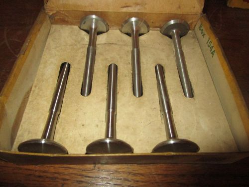 Oliver tractor 88,S88,880 gas  BRAND NEW (6) exhaust valves N.O.S.