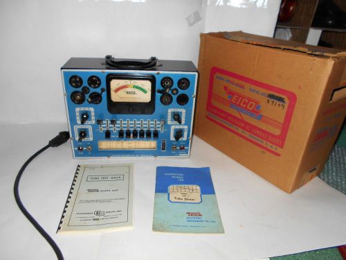 VTG EICO Radio Tube Tester Model 625 Wired,BROOKLYN,NY+ Manual,Orig Box,WORKING