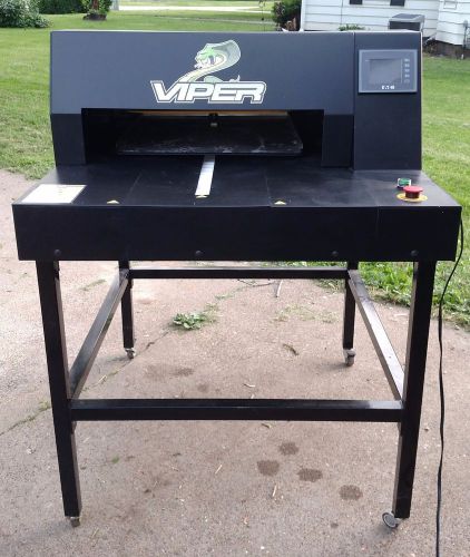 Viper xpt-6000 pretreatment machine dtg on dark garments w/ stand for sale