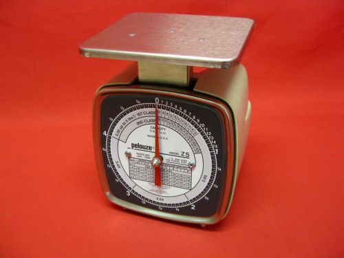 PELOUZE 5 LB POSTAL SCALE MODEL Z5 WEIGHING SHIPPING USPS EXCELLENT