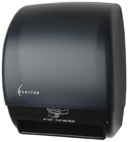 Palmer Fixture TD0246-02 Electra AC Touchless Roll Towel Dispenser, Black