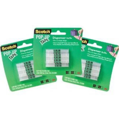 Scotch 3m 99-g 3/4&#034; x 2&#034; pop-up tape refill strips for sale