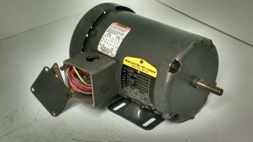 USED Baldor Reliance Industrial Motor .25Hp 1.3/.65Amps 1725 Rpm 60Hz M3454 3Ph