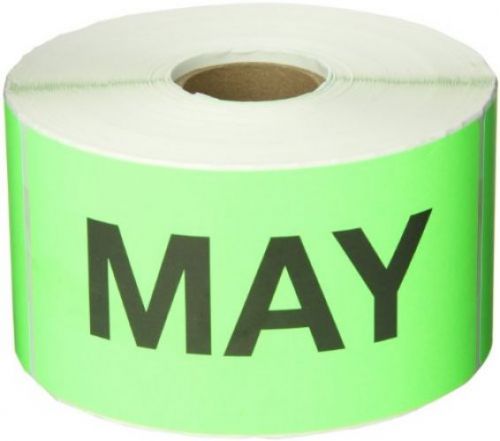 Tape logic dl6782 pre-printed months of the year inventory rectangle label, may for sale