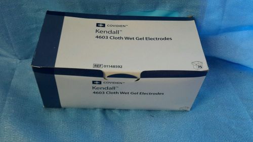 kendall 4603 cloth wet gel electrodes box of 75*