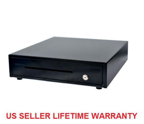 New cash drawer box works compatible pos printers w/ 5 bill &amp; 5 coin tray for sale