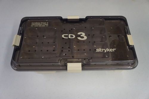 Stryker 4300-465-000 CD3 Cordless Driver 3 Sterilization Case