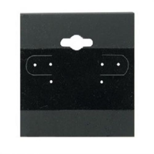 Earring Hanging Display Cards Black 2 x 2&#034; Lot of 100