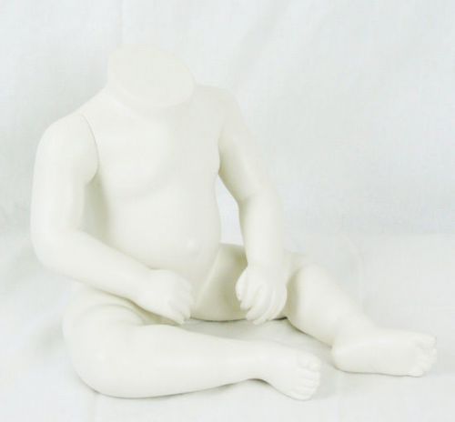 Fusion Specialties Baby 6 Month Boy Girl Headless Mannequin Display Form White