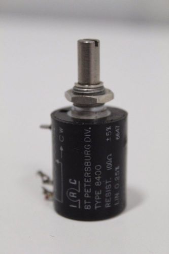 ST. Petersburg 8400 100K Res Lin. 0.25% Wirewound Variable Potentiometer
