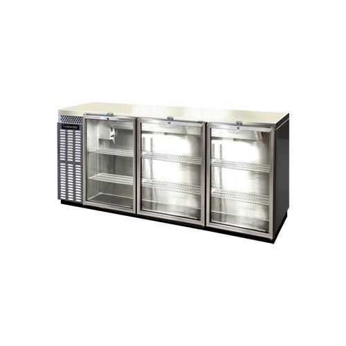 Continental Refrigerator BBUC79S-SS-GD Back Bar Cabinet, Refrigerated