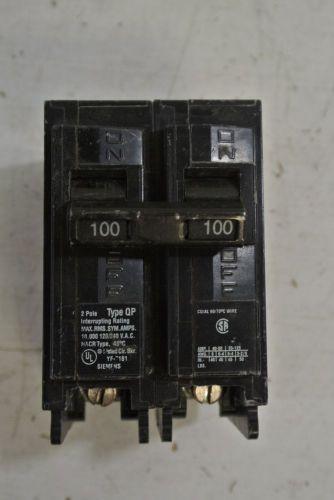 Siemens q2100 2 pole 100 amp 120/240 v circuit breaker for sale