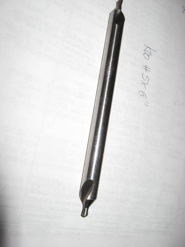 KEO Combined Drill 6 inch #5 or #5x6&#034; Machine Tool Bit Used Machine shop batch