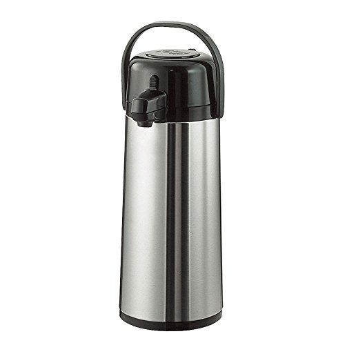 Service Ideas ECA25S Eco-Air Push Button Airpot, Glass Vacuum, 2.5 Liter (84.5
