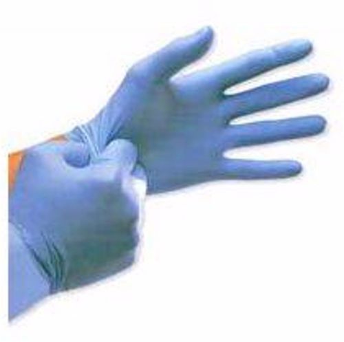 Nitrile light blue disposable gloves medical exam 1 box of 150 powder free for sale