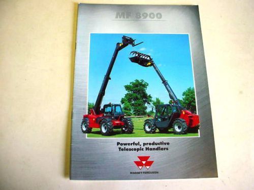 Massey Ferguson 8900 Telescopic Handlers, 2001, 12 Pages, Brochure          #