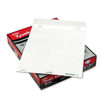 Tyvek Mailer, Side Seam, 12 x 15 1/2, White, 100/Box, 1 Box, 100 Each per Box