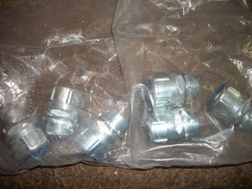 6  thomas and betts 1&#034; liquidtight flexible metal conduit connnectors straight for sale