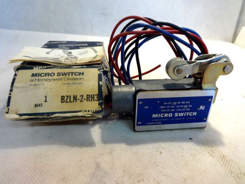 NEW IN BOX HONEYWELL MICRO BZLN-2-RH3 LIMIT SWITCH