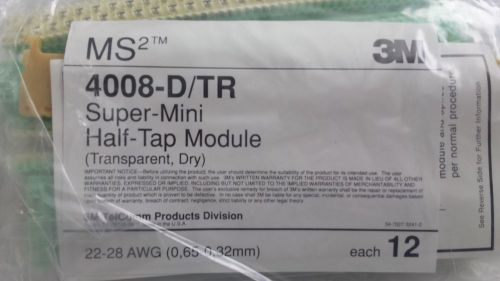 3m ms2 4008-d/tr super mini half tap module for sale