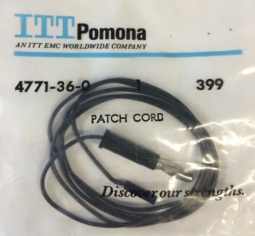 NIB Pomona 4771-36-0 Patch Cord