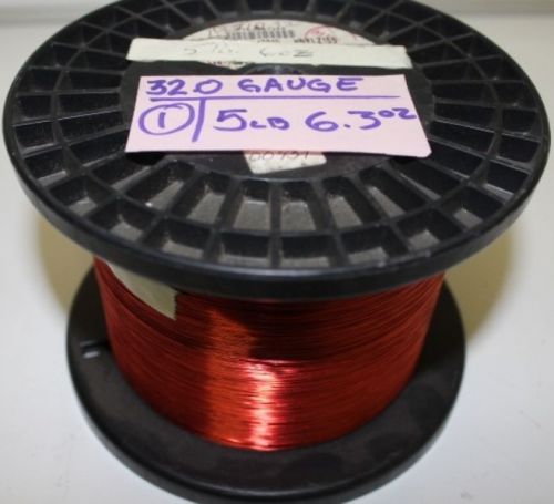32.0 Gauge Rea Magnet Wire 5 lbs 6.3 oz / Fast Shipping / Trusted Seller !