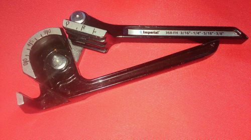 Imperial eastman 368-fh triple head tubing bender 1/4, 5/16, 3/8 for sale