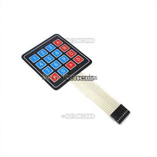 4x4 matrix 16 key membrane switch keypad keyboard for arduino/avr/pic/arm