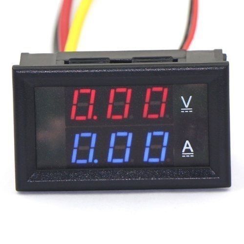 SMAKN® LED Tester Voltmeter Ammeter Digital Amp Volt Ampere Panel Meter DC