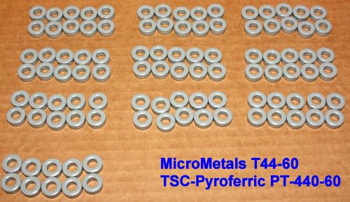 100 MicroMetals T44-60 TSC - Pyroferric PT-440-60 11mm Toroid Magnetic