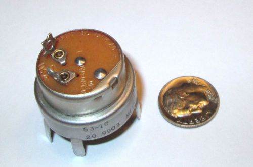 CLAROSTAT SWITCH FOR POTENTIOMETERS P/N 53-10 SPST-NO  NOS