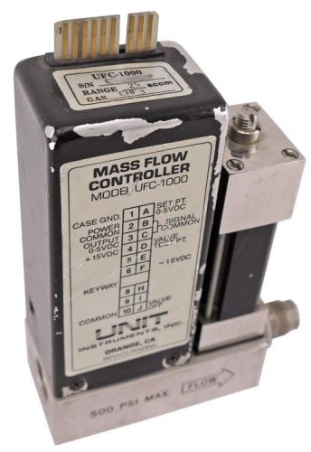 Unit ufc-1000 500psi 25sccm range chf3 gas mfc mass flow control controller for sale