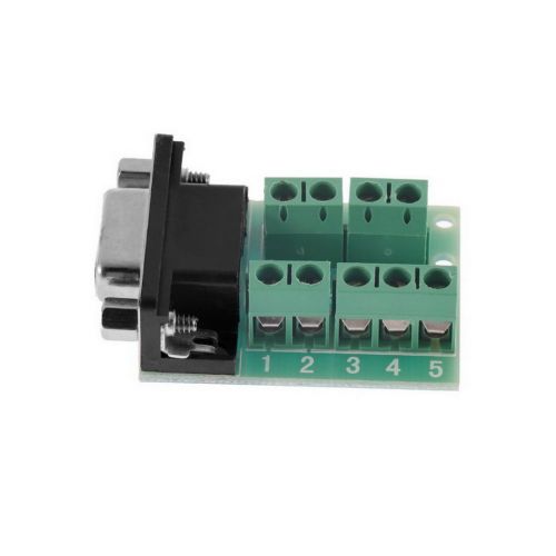 Db9-m9 db9 nut type connector 9pin female adapter terminal module rs232 e2 for sale