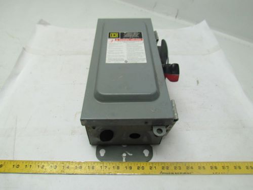 Square D HU361AWKEI Ser F06 600VAC 600VDC 30amp Safety Switch non fused
