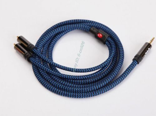 New  2m auido cable 3.5 t-2*rca z-96 for sale