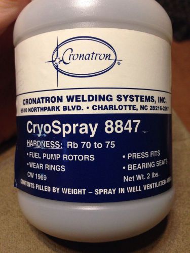 Cronatron Welding Systems - CryoSpray 8847 Powder - 2lb Bottle - NEW