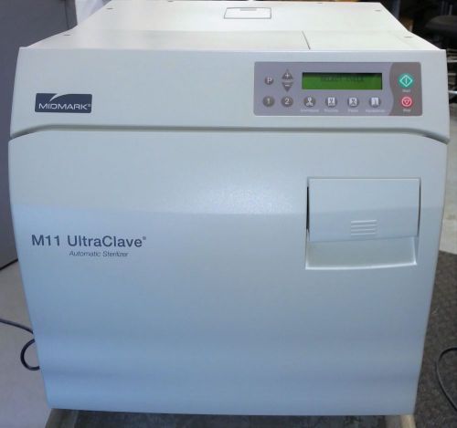 Midmark Ritter M11 Autoclave Ultraclave Sterilizer Tattoo Vet Dental Medical