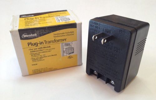 WESTEK TF003B Plug-In Transformer for Address Lite Light - NEW - FREE SHIPPING