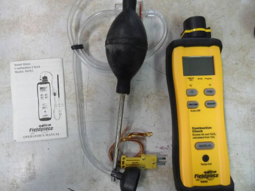 FIELDPIECE SOX2 COMBUSTION CHECK CALIBRATION TEST METER