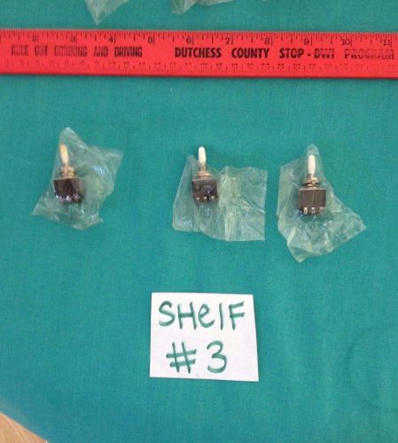 alco toggle switches lot of 3 MST315D 5A115V