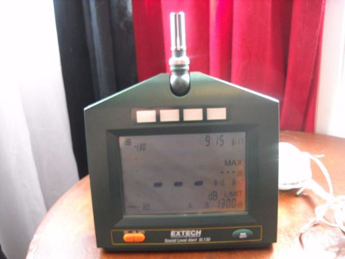 Extech SL130 Continuous Sound / Noise Level Monitor Alert Noise Meter