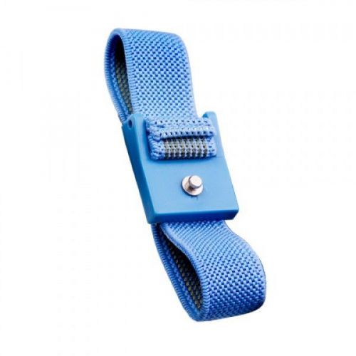 Transforming technologies wrist strap only adjustable 4mm blue fabric for sale