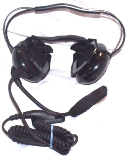 HD Branded Radio Communication Headset HD Heavy Duty Flex Mic      BIN#4