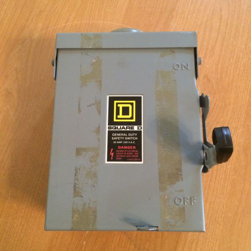 New Square D DU321RB 30 Amp Safety Switch