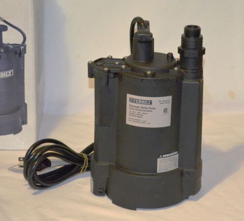 Everbilt 1/3 HP Automatic Submersible utility Pump UT03301 sku 1000 026 578