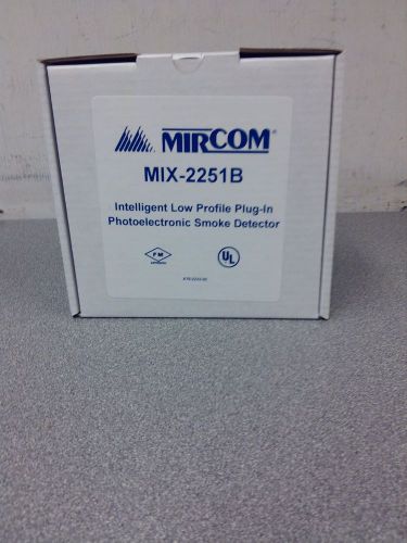 Addressable smoke head, photoelectric, mircom #mix-2251b for sale