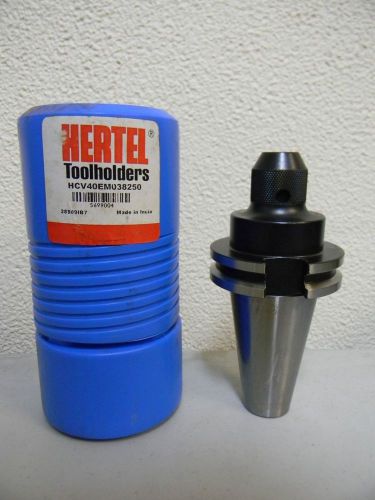 Hertel 3/8&#034; cat 40 rotary end mill toolholder  hcv40em038250 for sale