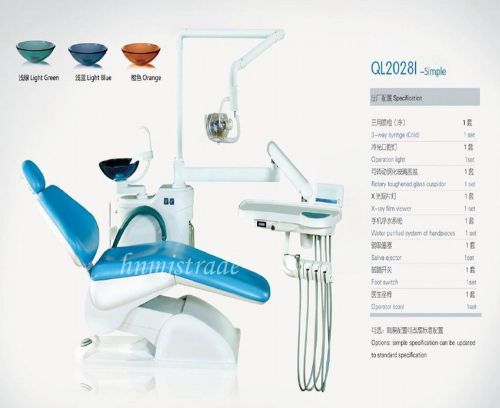Fengdan dental unit chair ql2028i-simple computer controlled ce&amp;iso&amp;fda hnm for sale