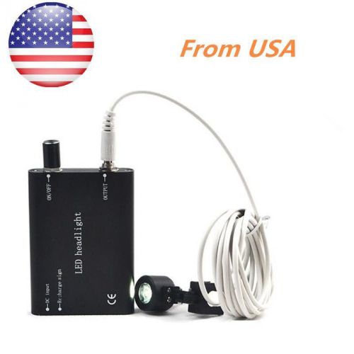 From USA+ LED Head Light Lamp for Dental Surgical Medical Binocular Loupes