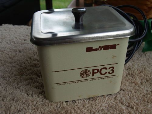 Vintage L &amp; R PC3 Ultrasonic Compact Cleaning Unit - Very Good Condition